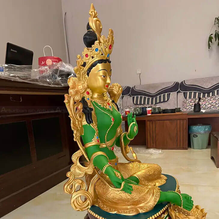 Green Tara Statue