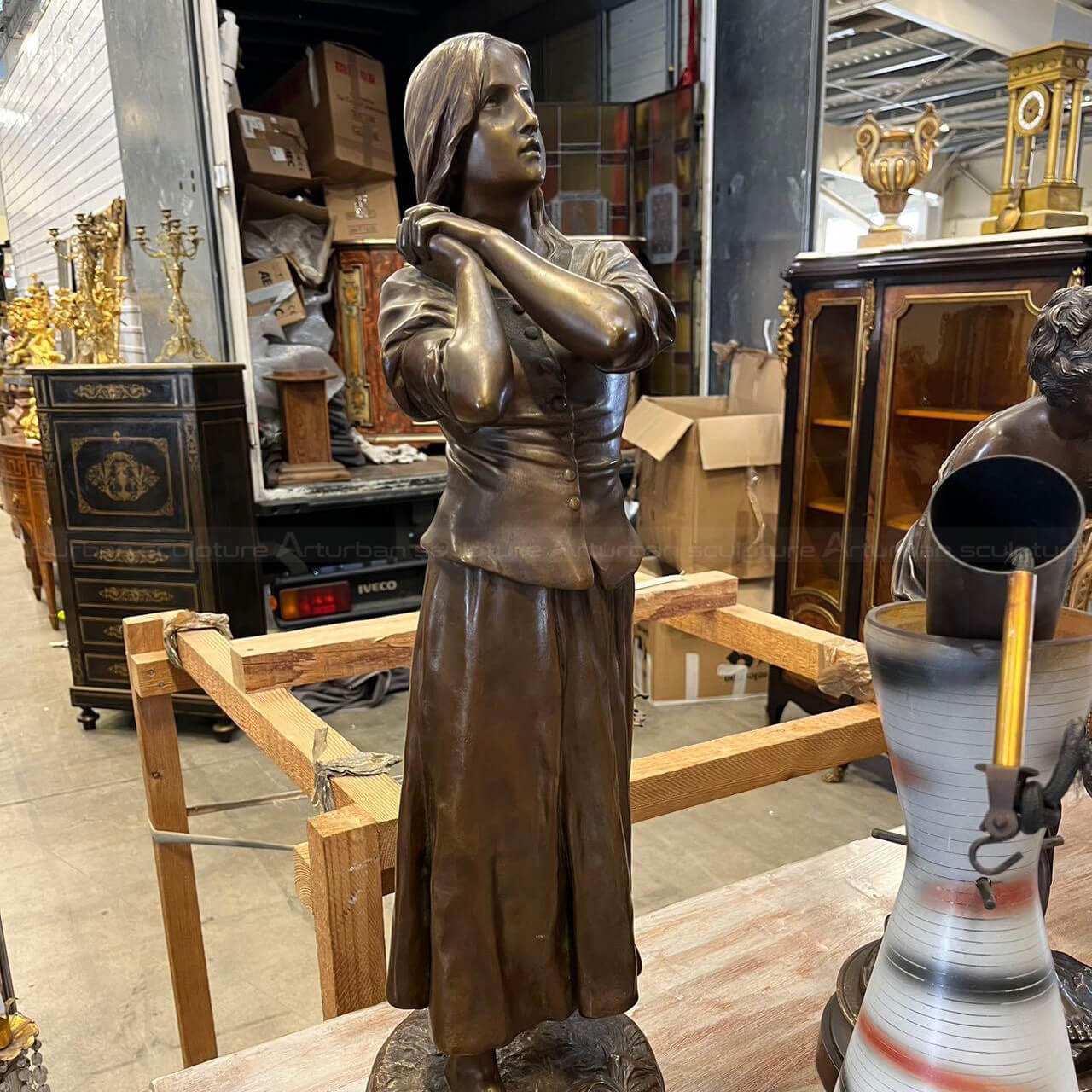 Joan of Arc Bronze Sculpture