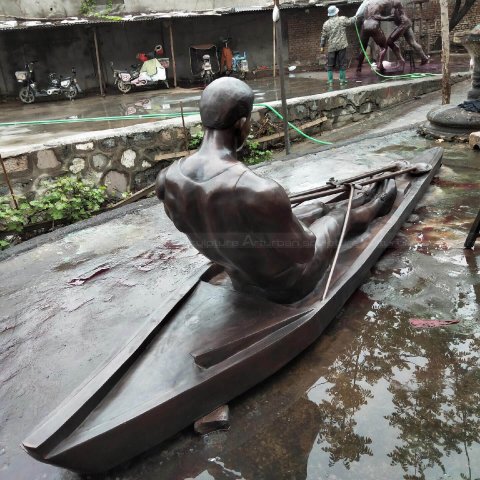 Rowing Statue