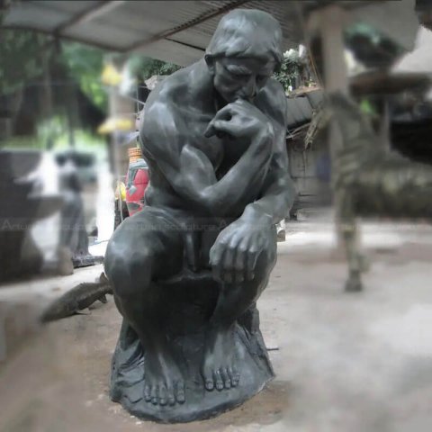 The Man Thinking Statue