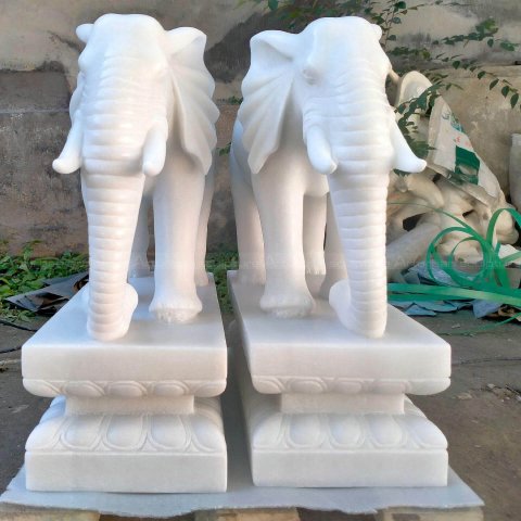 Pair Of Elephant Statues