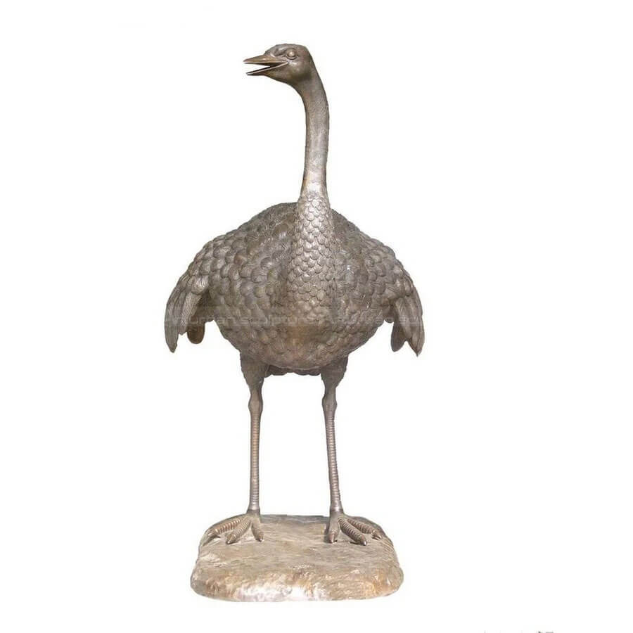 ostrich garden statue