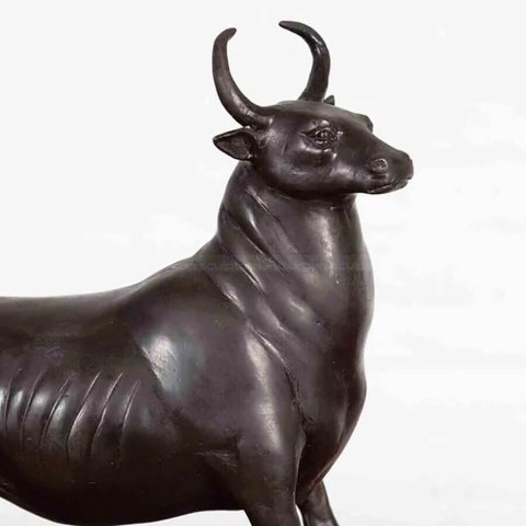 brass bull ornament