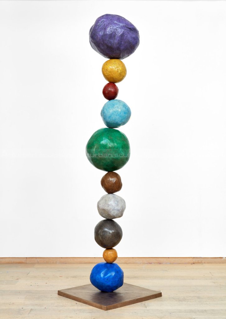 Annie Morris's "stack" sculpture