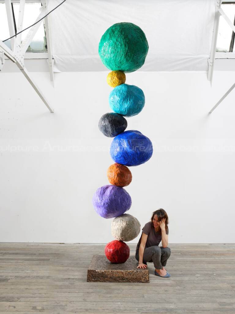 Annie Morris's "stack" sculpture