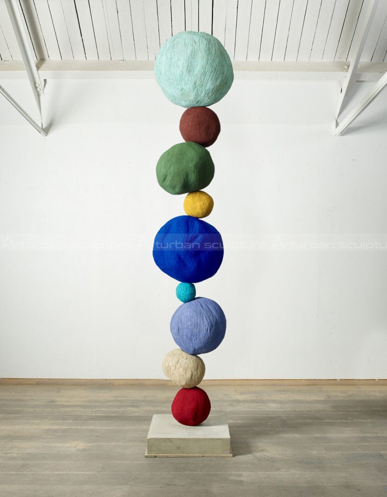 Annie Morris's "stack" sculpture