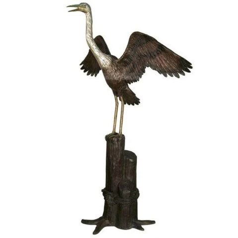 Crane Bird Statue