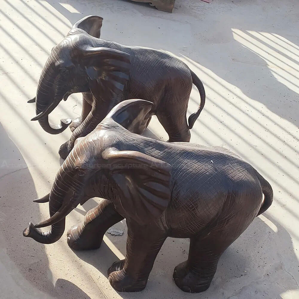 Elephant Sculpture at Entrance