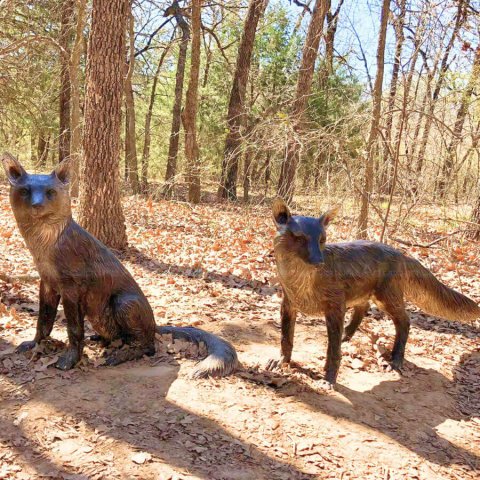 Fox Yard Statue