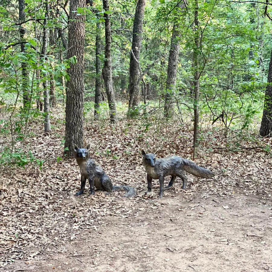 Fox Yard Statue