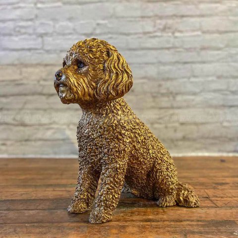 Goldendoodle Sculpture