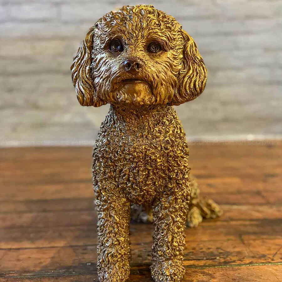 Goldendoodle Sculpture