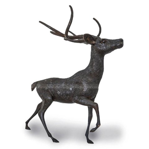 Life Size Bronze Deer