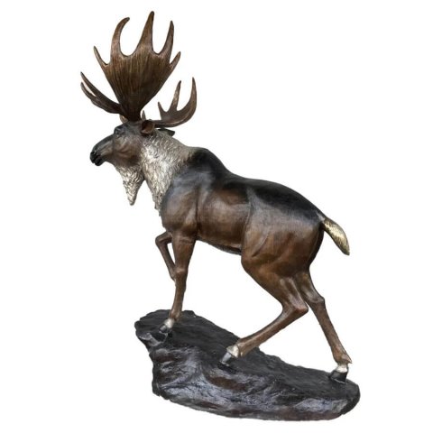 Moose Life Size Statue