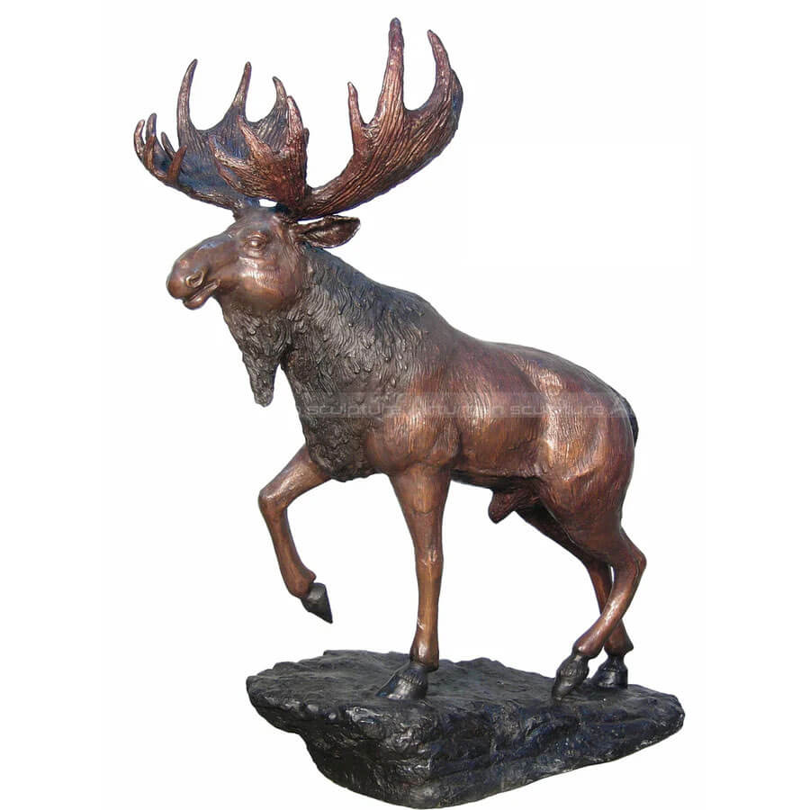 Moose Statue For Garden