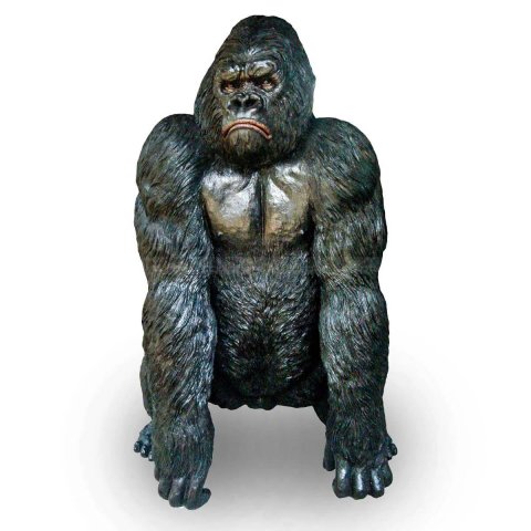 Sitting Gorilla Statue