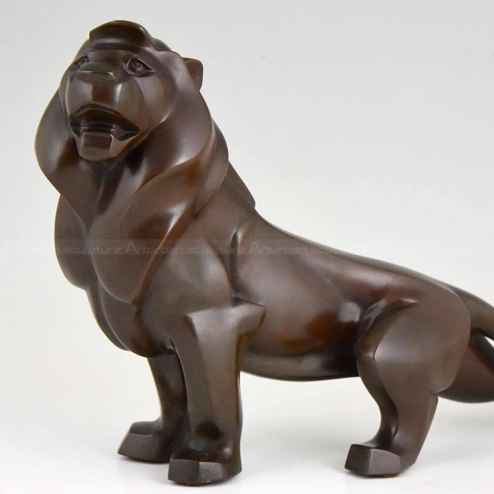 Art Deco Lion Statue