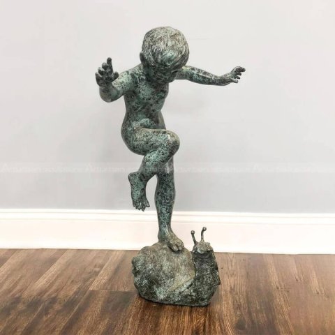 Bronze Boy Statue