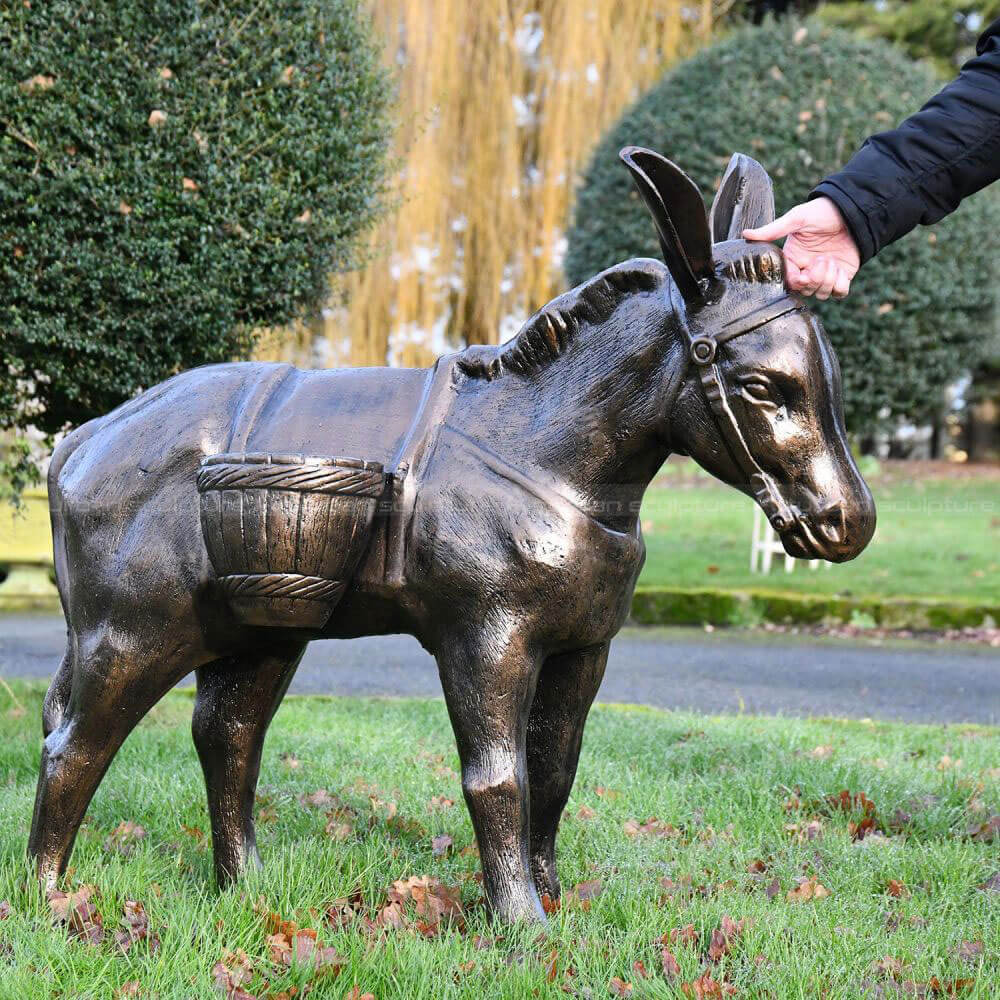 Bronze Donkey Statue