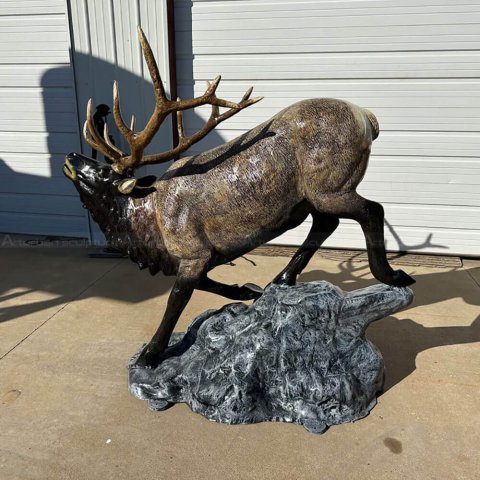 Elk Yard Statue