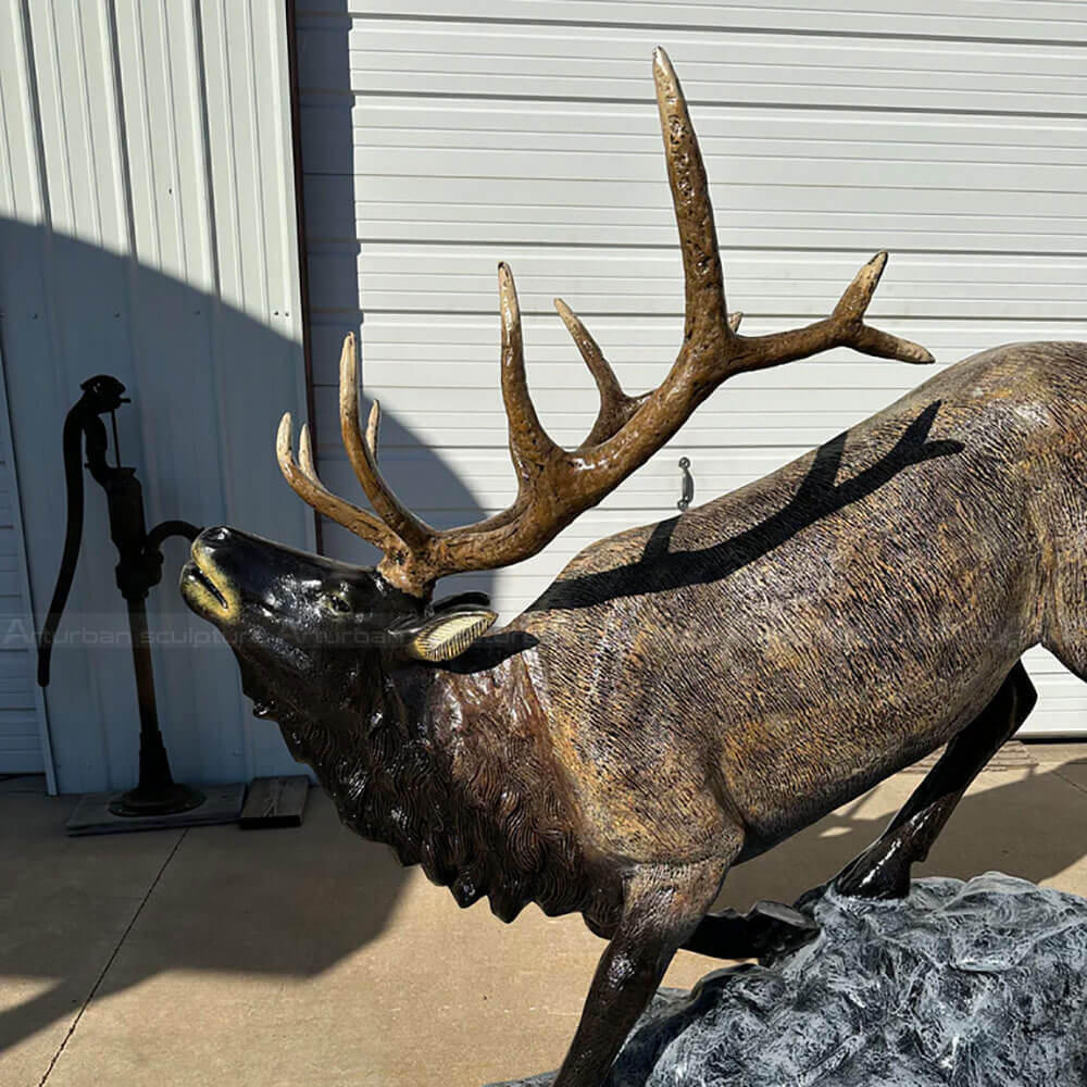 Elk Yard Statue