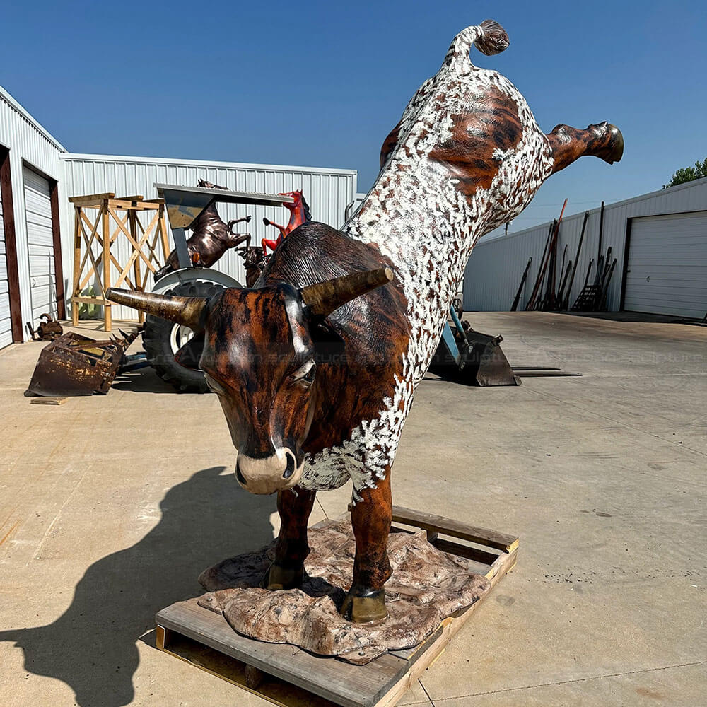 Bucking Bull Statue