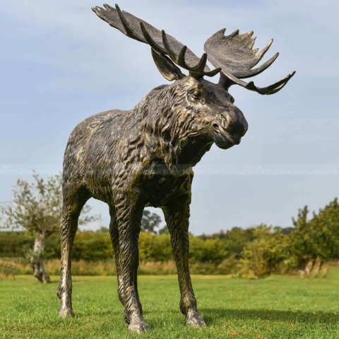 Large Outdoor Moose Statue