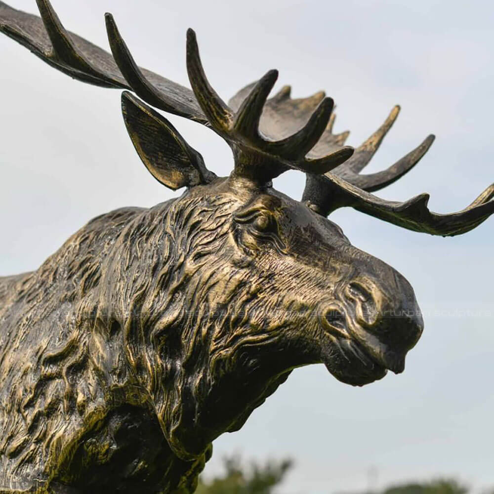 Large Outdoor Moose Statue