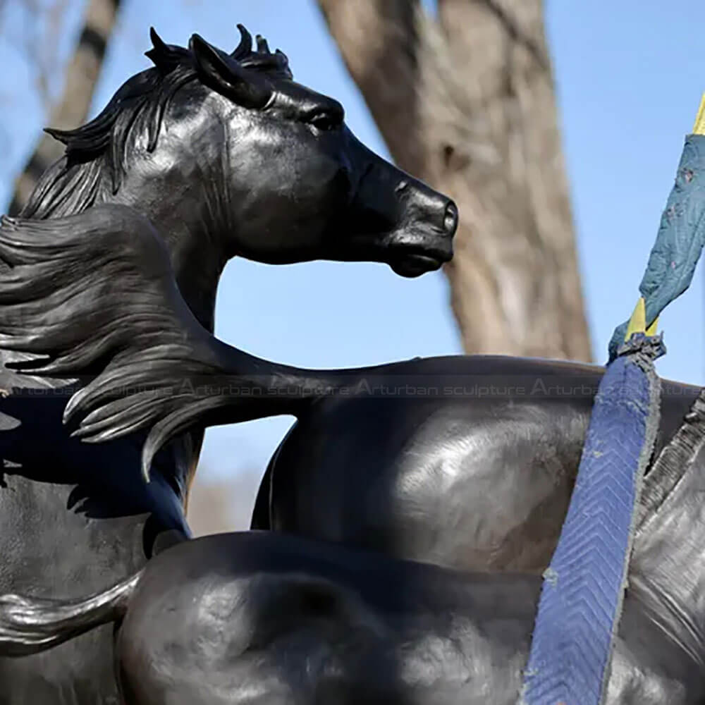 Native American Horse Sculpture