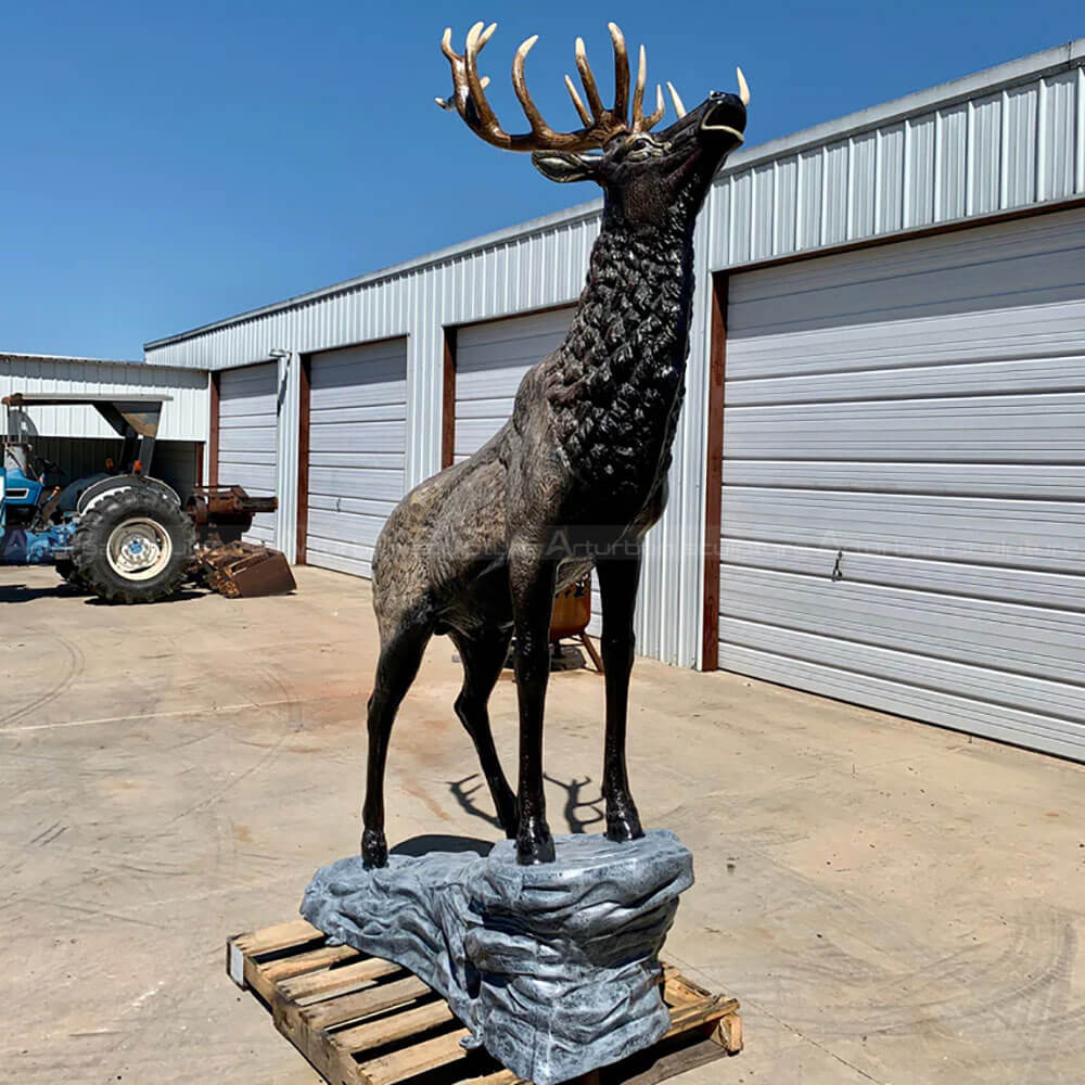 Outdoor Elk Statue