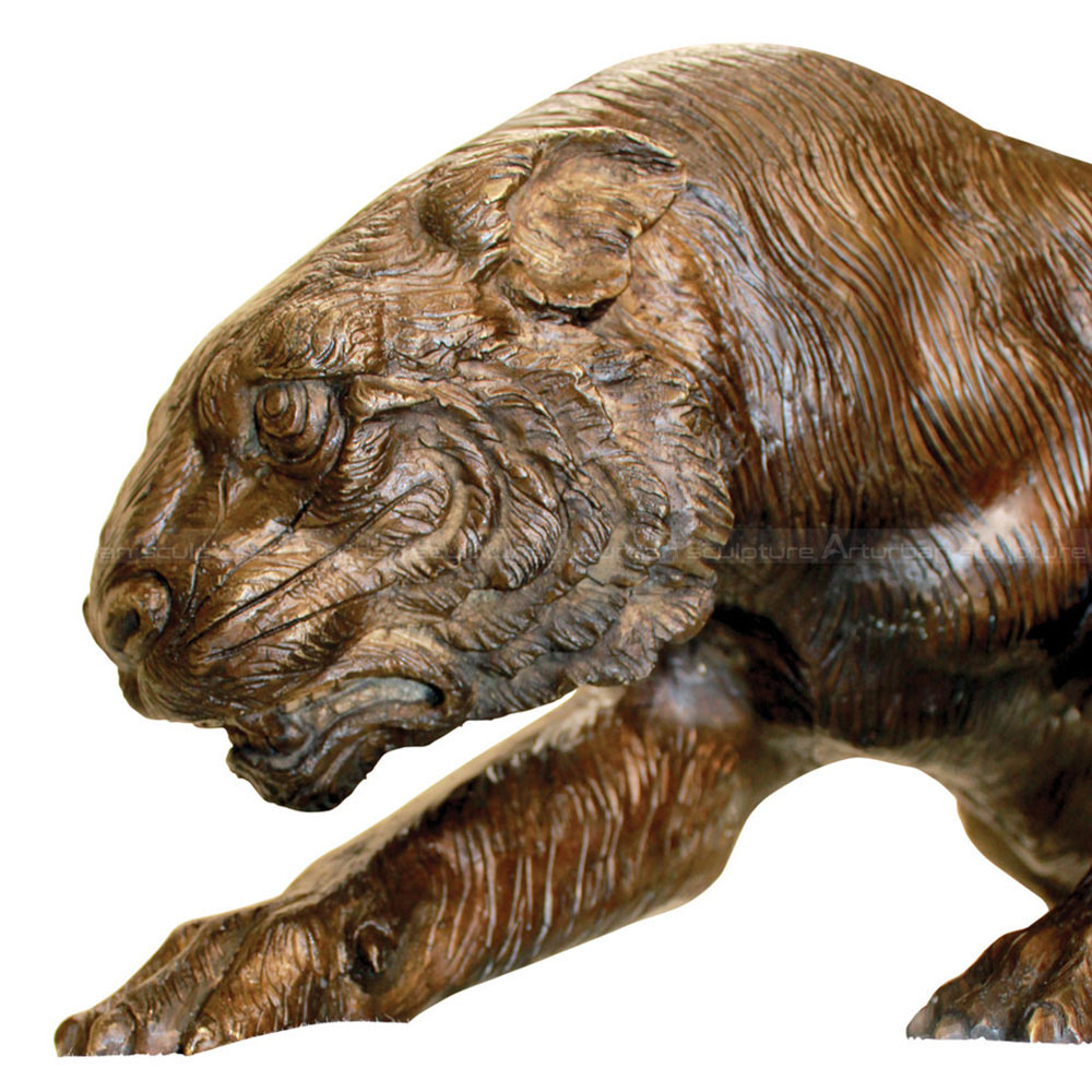 Prowling Tiger Statue