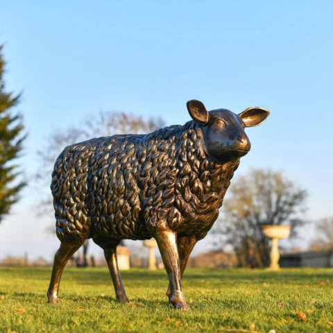 Sheep Lawn Statue