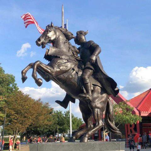 Soldier On Horse Statue