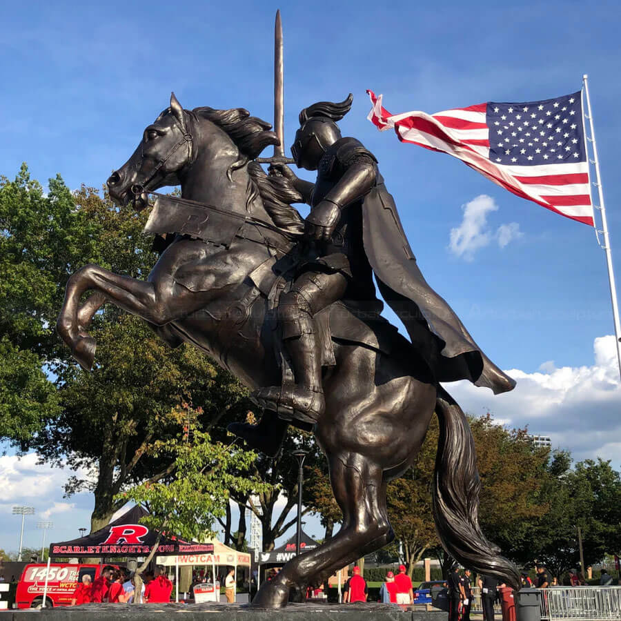 Soldier On Horse Statue