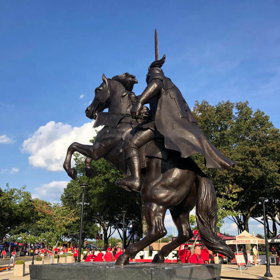 Soldier On Horse Statue