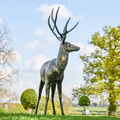 Standing Deer Statue