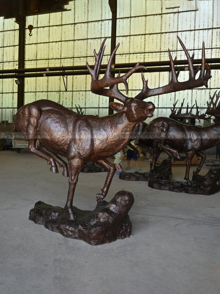 life size bronze animal statues