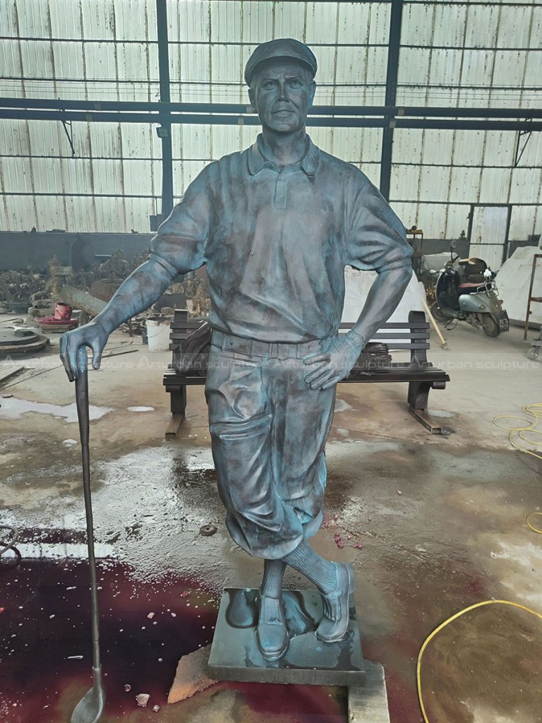 bronze Golf Statues