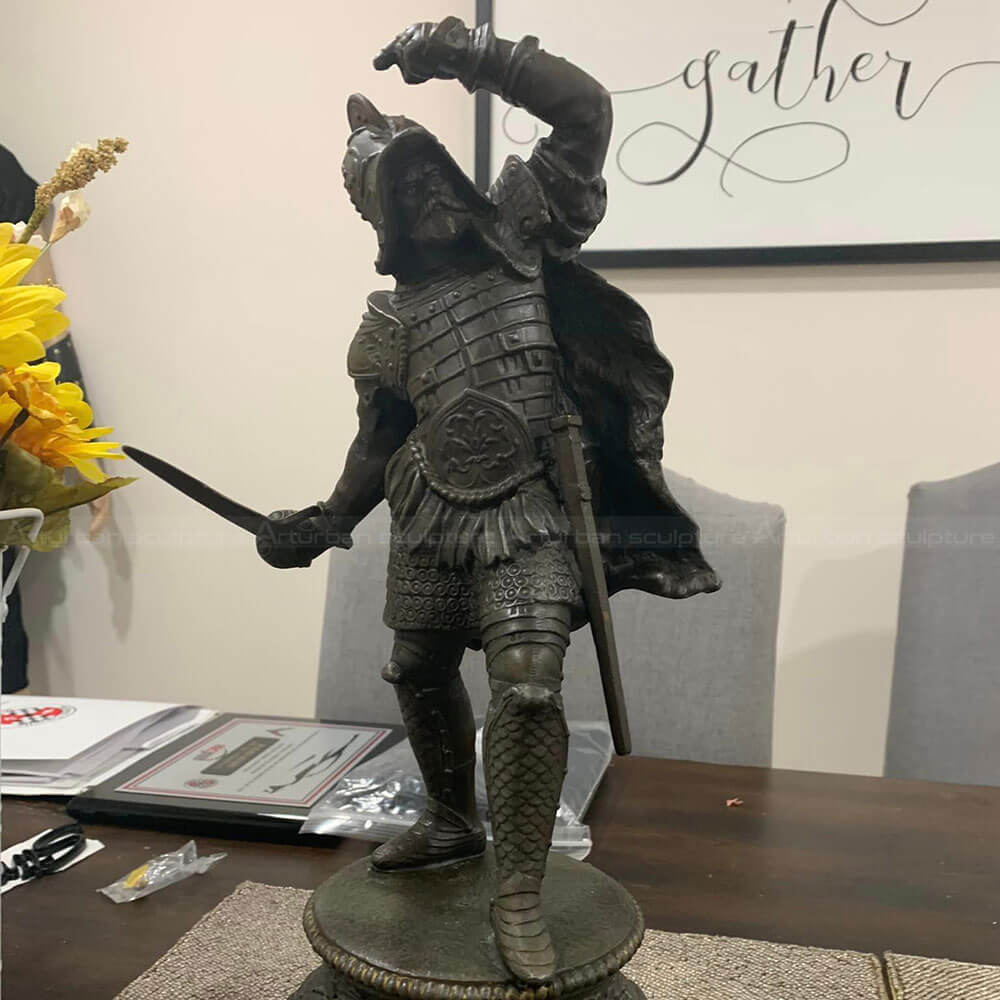 Bronze Warrior Statue