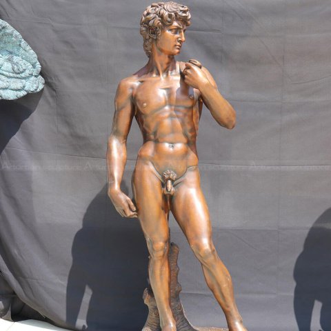 David Bronze Statue