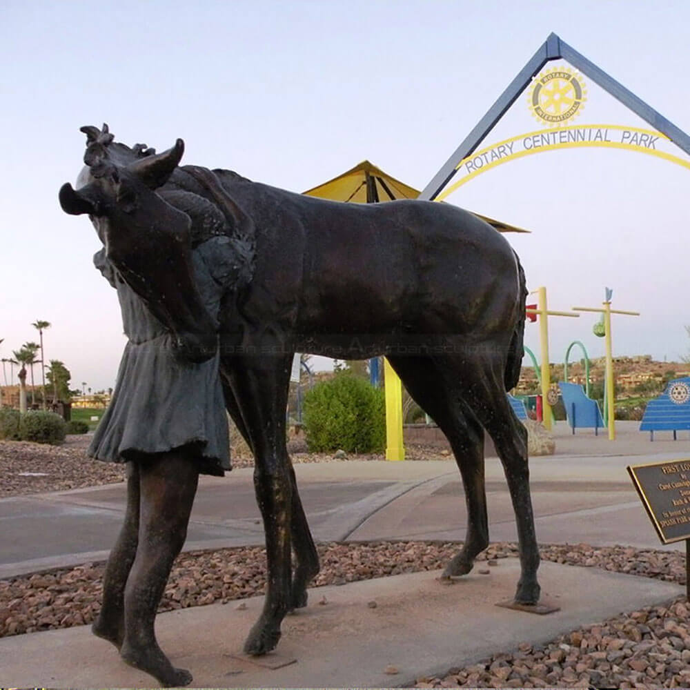 First Love Horse Statue