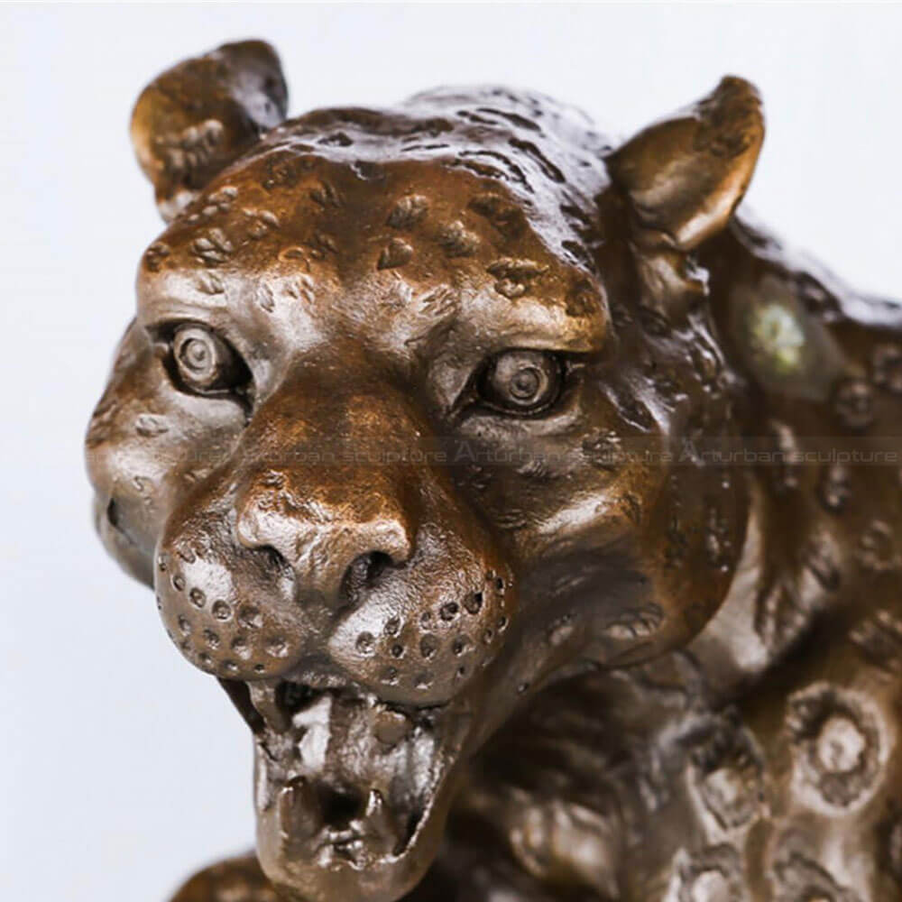 Glam Leopard Sculpture