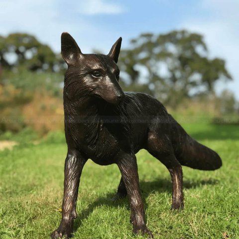 Life Size Fox Statue