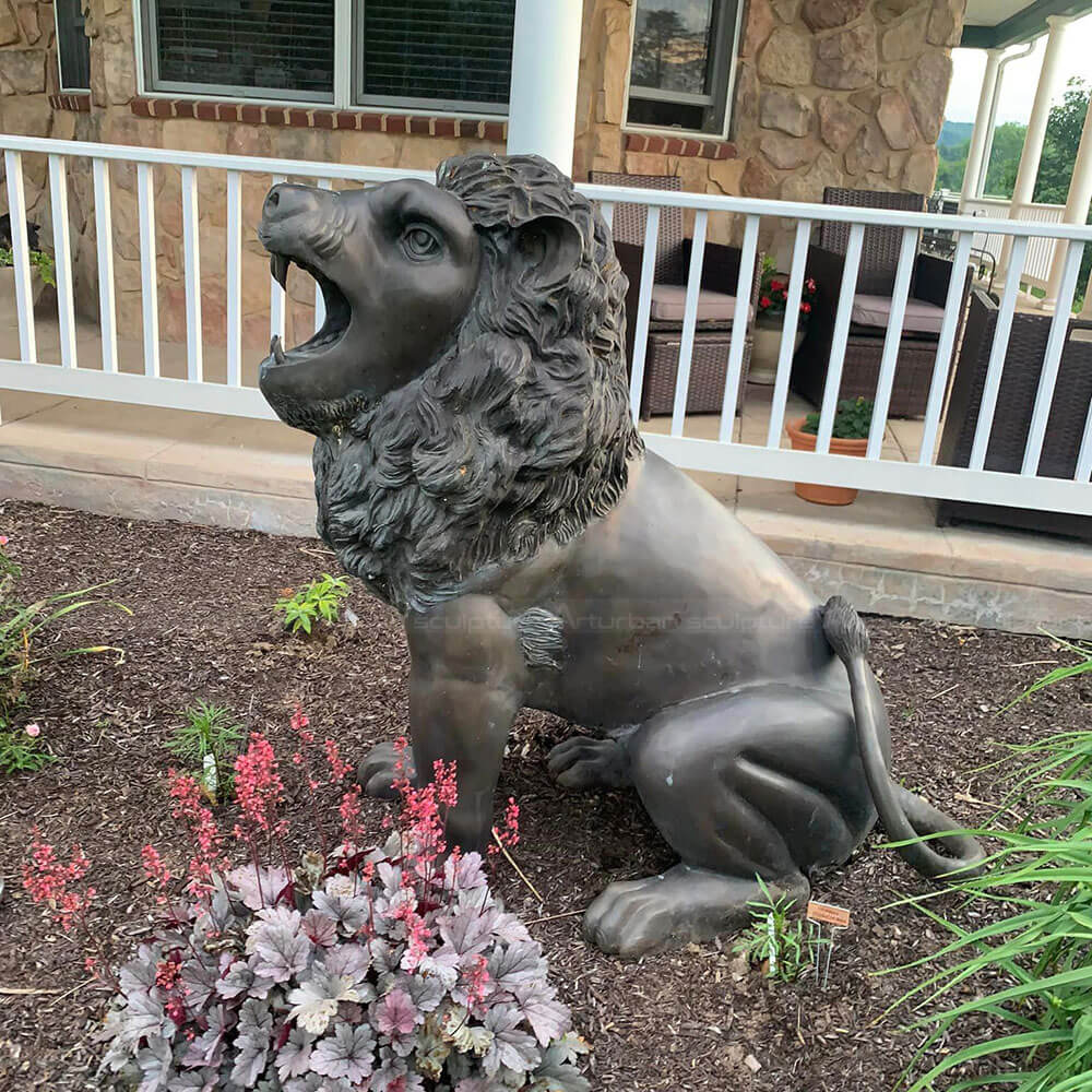 Lion Statue for Home Entrance