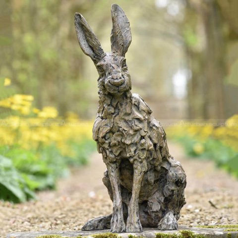 Sitting Hare Sculpture