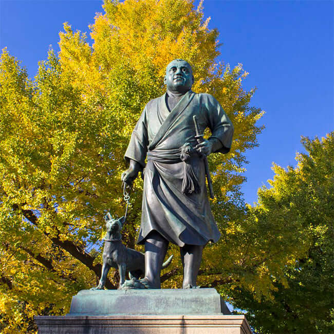 The Last Samurai Statue